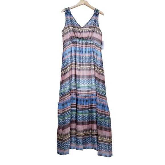 STITCHDROP Womens XL Lovina Bali Boho Maxi Dress NEW - Picture 2 of 12